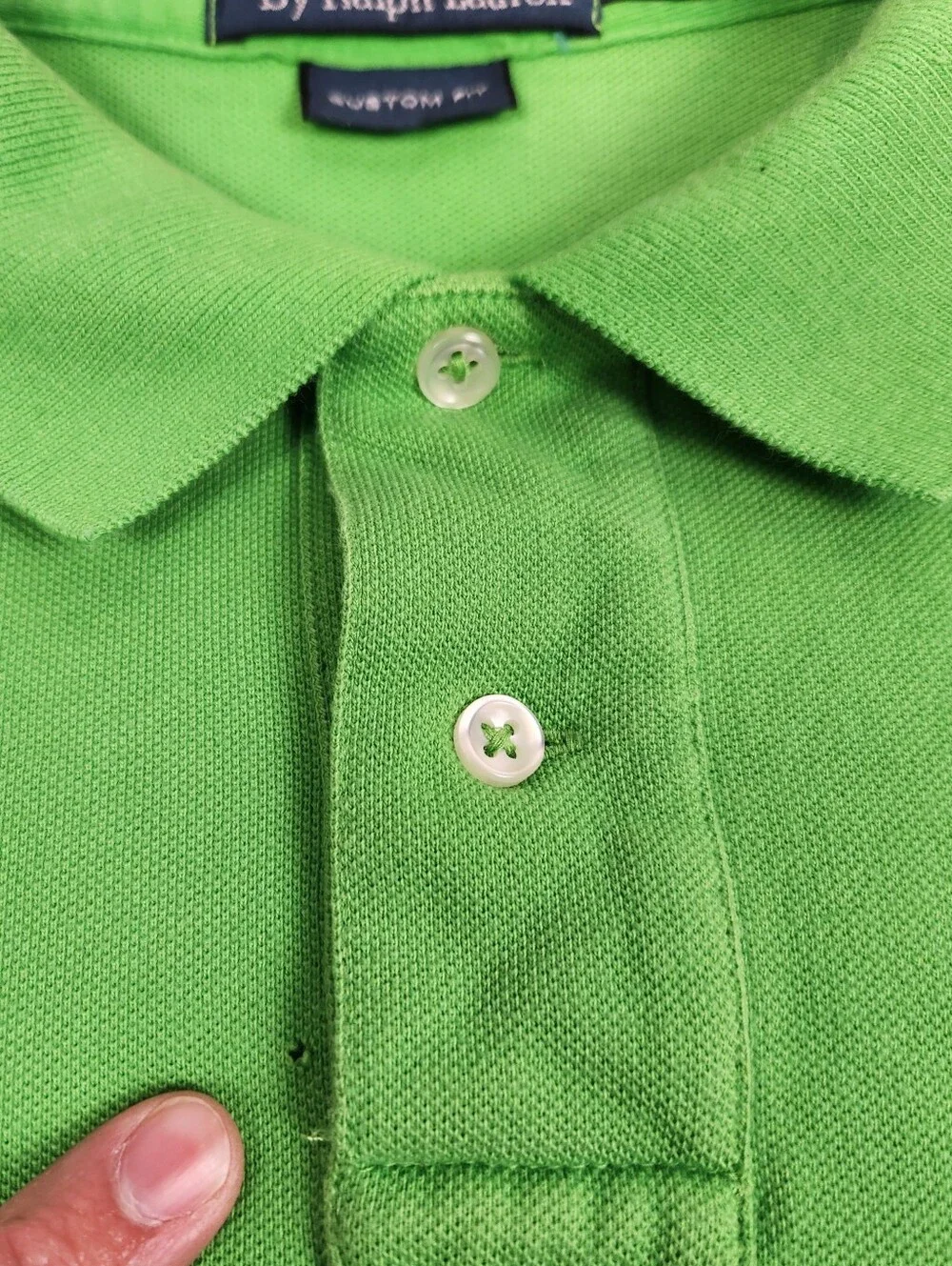 Polo Ralph Lauren Set Of 2 Custom Fit Shirts Mens XXL Green Red Embroidered Pony